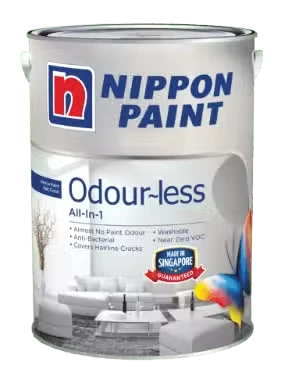 Nippon Odourless All-In-One (up to 4 colours) – Matex anti-mould for ceiling & 3 colours for wall